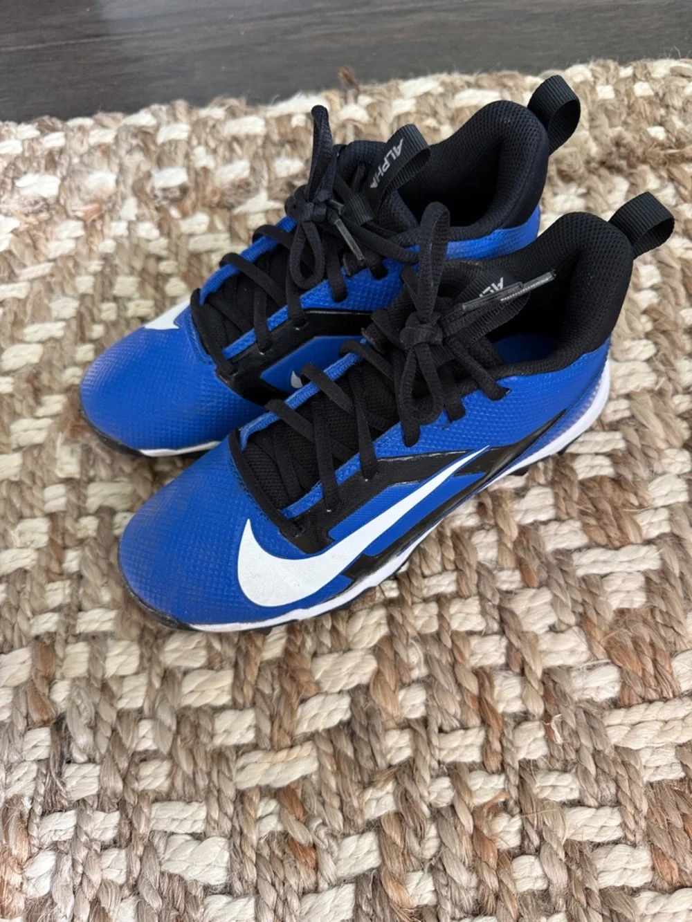Nike Kids Blue Black White Sneakers